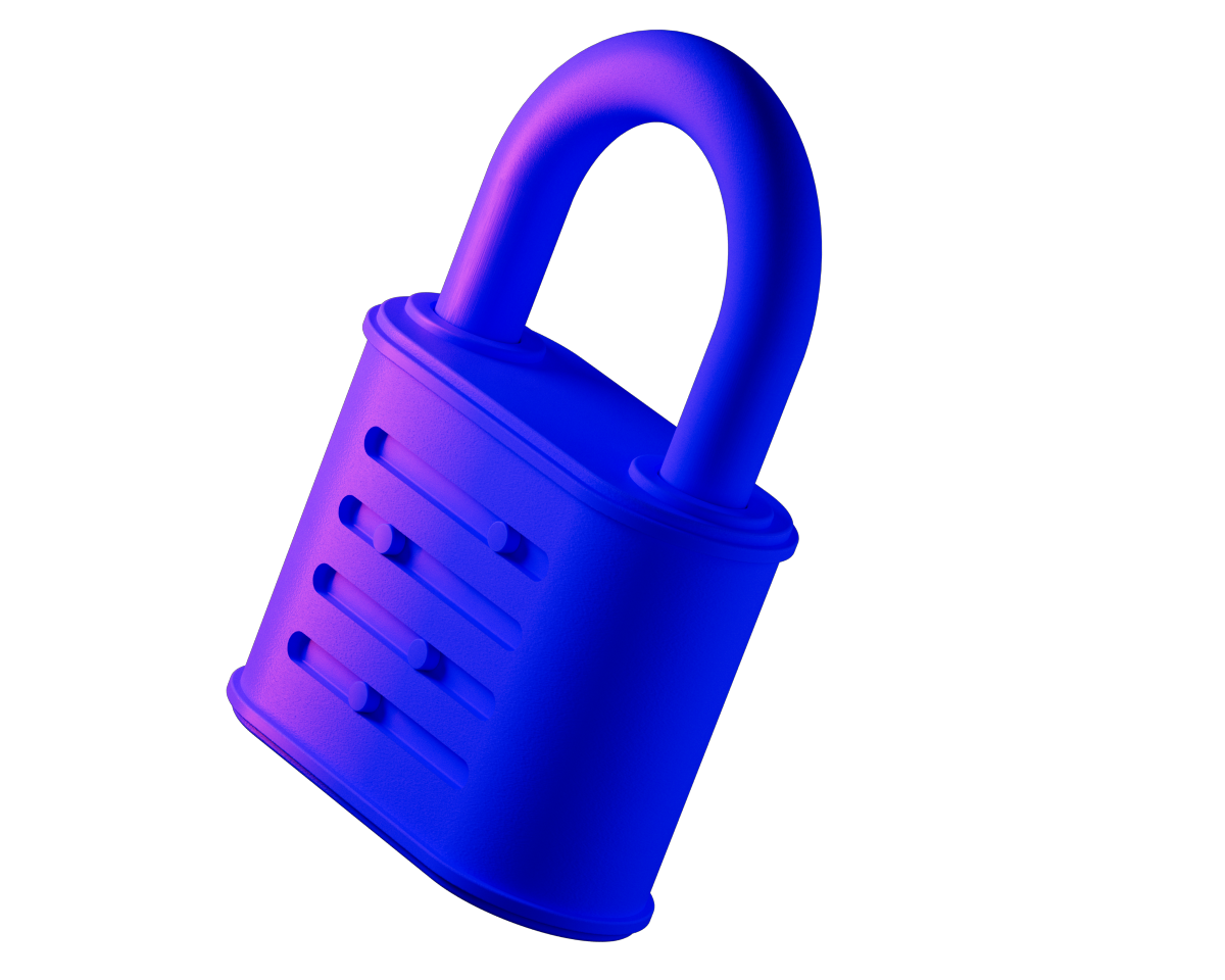 A padlock