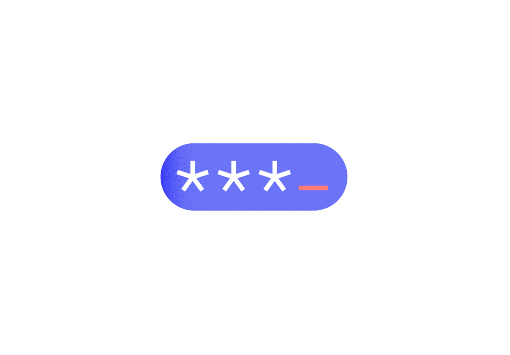 Illustration of a password